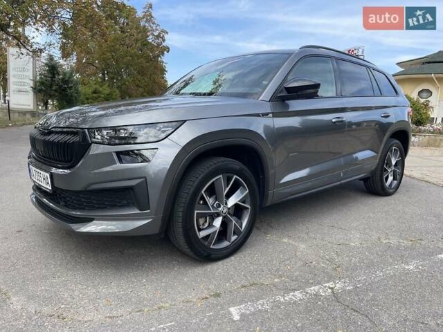 Серый Шкода Kodiaq, объемом двигателя 1.98 л и пробегом 74 тыс. км за 36000 $, фото 6 на Automoto.ua