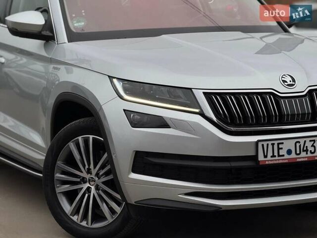 Серый Шкода Kodiaq, объемом двигателя 1.97 л и пробегом 177 тыс. км за 35999 $, фото 6 на Automoto.ua