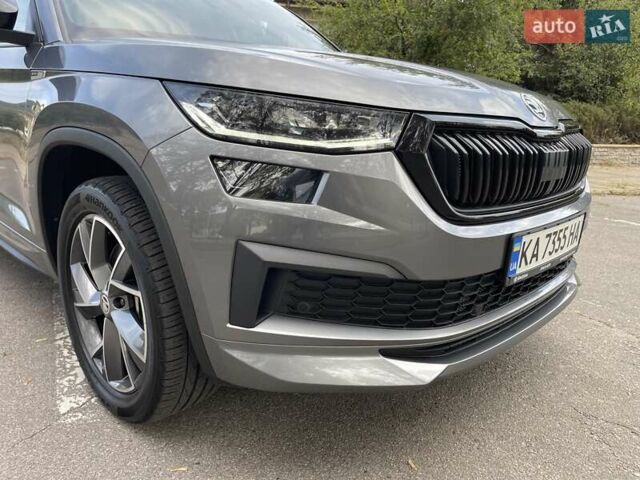 Серый Шкода Kodiaq, объемом двигателя 1.98 л и пробегом 75 тыс. км за 35700 $, фото 23 на Automoto.ua