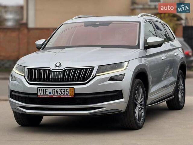 Серый Шкода Kodiaq, объемом двигателя 1.97 л и пробегом 177 тыс. км за 35999 $, фото 3 на Automoto.ua