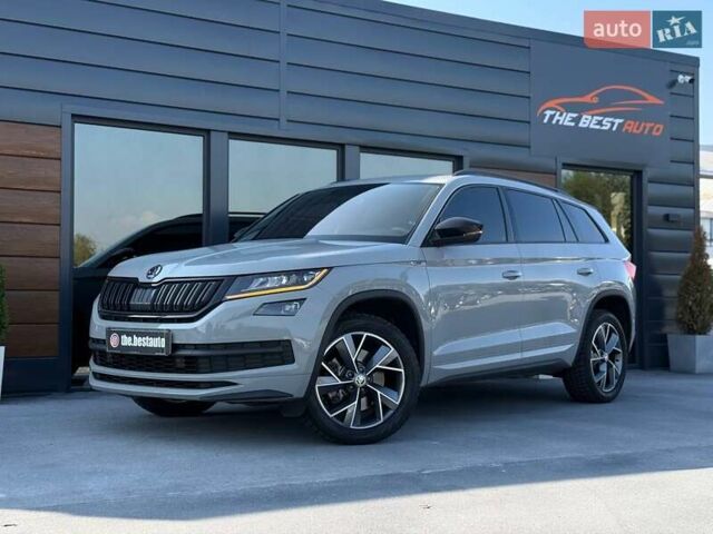 Сірий Шкода Kodiaq, об'ємом двигуна 1.98 л та пробігом 92 тис. км за 35300 $, фото 1 на Automoto.ua