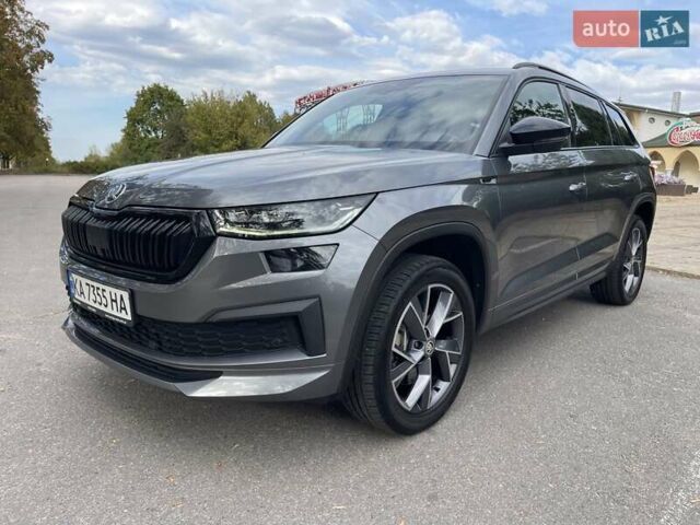 Серый Шкода Kodiaq, объемом двигателя 1.98 л и пробегом 74 тыс. км за 36000 $, фото 1 на Automoto.ua