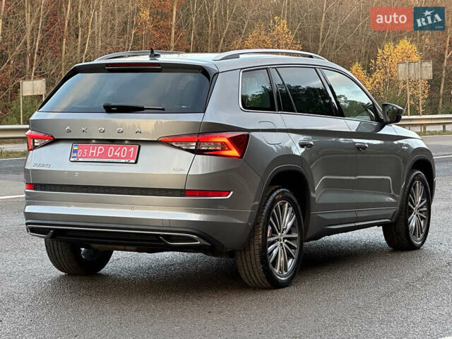 Серый Шкода Kodiaq, объемом двигателя 2 л и пробегом 181 тыс. км за 35399 $, фото 14 на Automoto.ua