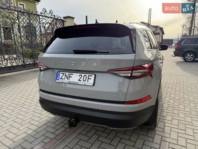 Серый Шкода Kodiaq, объемом двигателя 2 л и пробегом 107 тыс. км за 34600 $, фото 17 на Automoto.ua