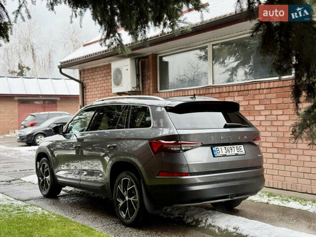 Серый Шкода Kodiaq, объемом двигателя 1.97 л и пробегом 185 тыс. км за 33499 $, фото 6 на Automoto.ua