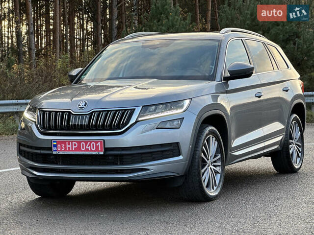 Серый Шкода Kodiaq, объемом двигателя 2 л и пробегом 181 тыс. км за 35399 $, фото 7 на Automoto.ua