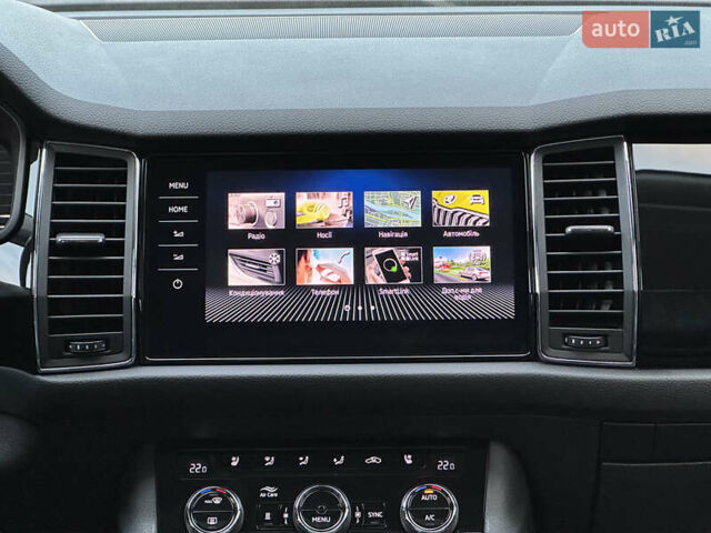 Серый Шкода Kodiaq, объемом двигателя 2 л и пробегом 181 тыс. км за 35399 $, фото 106 на Automoto.ua