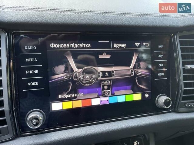 Серый Шкода Kodiaq, объемом двигателя 1.98 л и пробегом 75 тыс. км за 35700 $, фото 36 на Automoto.ua