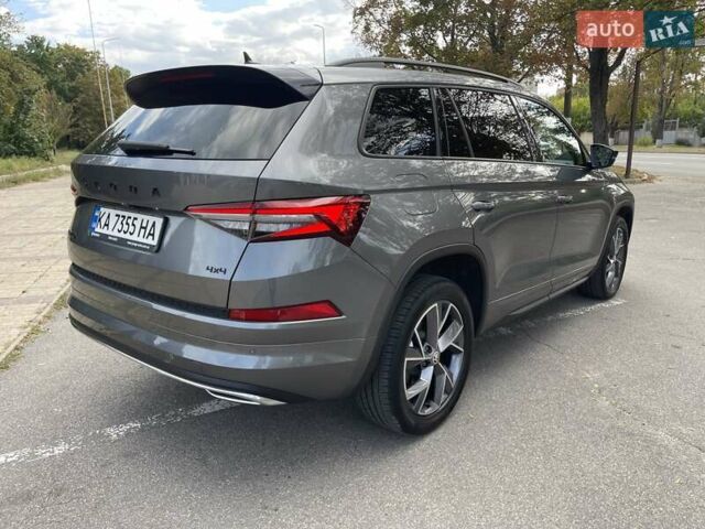 Серый Шкода Kodiaq, объемом двигателя 1.98 л и пробегом 74 тыс. км за 36000 $, фото 13 на Automoto.ua
