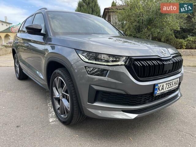 Серый Шкода Kodiaq, объемом двигателя 1.98 л и пробегом 74 тыс. км за 36000 $, фото 16 на Automoto.ua