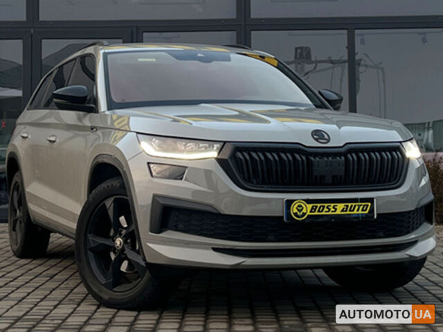 Серый Шкода Kodiaq, объемом двигателя 2 л и пробегом 34 тыс. км за 52500 $, фото 1 на Automoto.ua