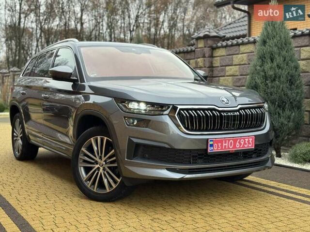 Серый Шкода Kodiaq, объемом двигателя 1.97 л и пробегом 83 тыс. км за 42900 $, фото 6 на Automoto.ua