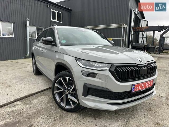 Серый Шкода Kodiaq, объемом двигателя 1.97 л и пробегом 188 тыс. км за 36950 $, фото 5 на Automoto.ua