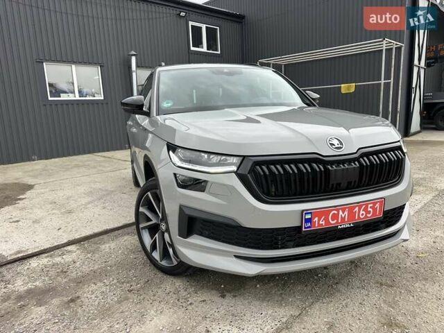 Серый Шкода Kodiaq, объемом двигателя 1.97 л и пробегом 188 тыс. км за 36950 $, фото 6 на Automoto.ua