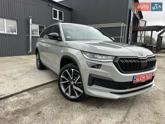 Серый Шкода Kodiaq, объемом двигателя 1.97 л и пробегом 188 тыс. км за 36950 $, фото 9 на Automoto.ua