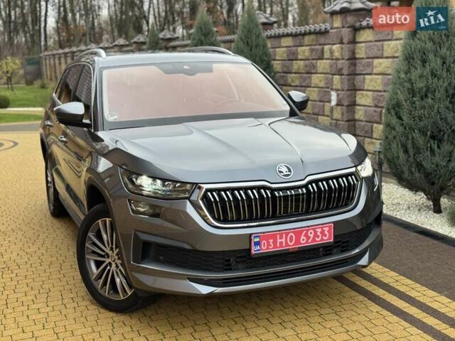 Серый Шкода Kodiaq, объемом двигателя 1.97 л и пробегом 83 тыс. км за 42900 $, фото 7 на Automoto.ua