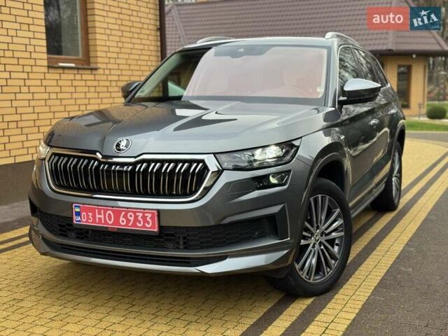 Серый Шкода Kodiaq, объемом двигателя 1.97 л и пробегом 83 тыс. км за 42900 $, фото 4 на Automoto.ua