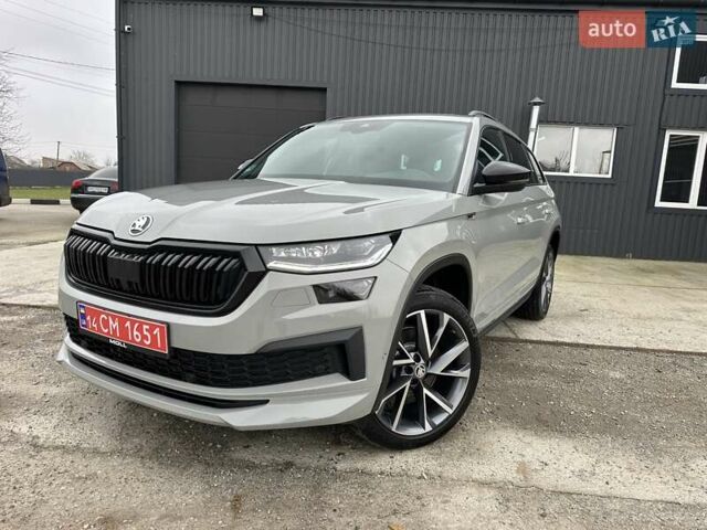 Серый Шкода Kodiaq, объемом двигателя 1.97 л и пробегом 188 тыс. км за 36950 $, фото 1 на Automoto.ua