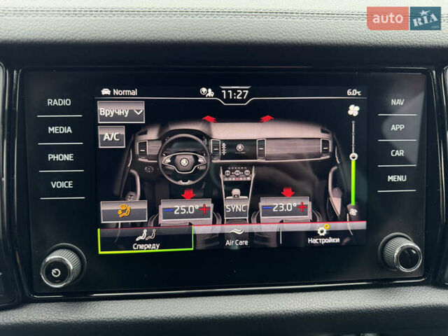 Серый Шкода Kodiaq, объемом двигателя 1.97 л и пробегом 181 тыс. км за 35500 $, фото 72 на Automoto.ua