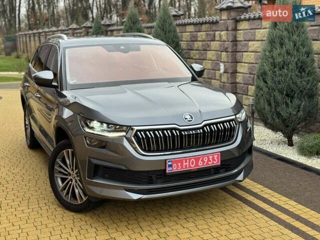 Серый Шкода Kodiaq, объемом двигателя 1.97 л и пробегом 83 тыс. км за 42900 $, фото 5 на Automoto.ua