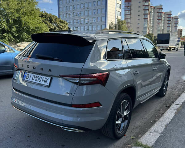 Серый Шкода Kodiaq, объемом двигателя 1.97 л и пробегом 72 тыс. км за 42500 $, фото 7 на Automoto.ua