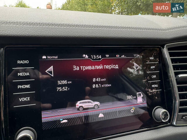 Серый Шкода Kodiaq, объемом двигателя 1.98 л и пробегом 57 тыс. км за 42000 $, фото 22 на Automoto.ua