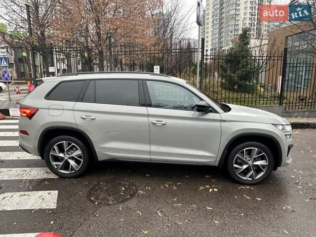 Серый Шкода Kodiaq, объемом двигателя 1.98 л и пробегом 159 тыс. км за 34300 $, фото 2 на Automoto.ua
