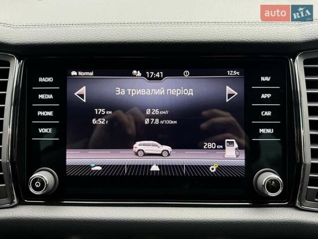 Серый Шкода Kodiaq, объемом двигателя 1.97 л и пробегом 43 тыс. км за 41500 $, фото 77 на Automoto.ua