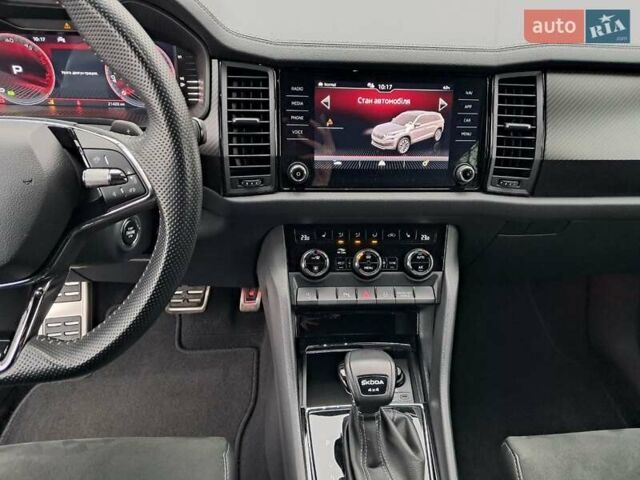 Серый Шкода Kodiaq, объемом двигателя 1.97 л и пробегом 21 тыс. км за 45400 $, фото 45 на Automoto.ua