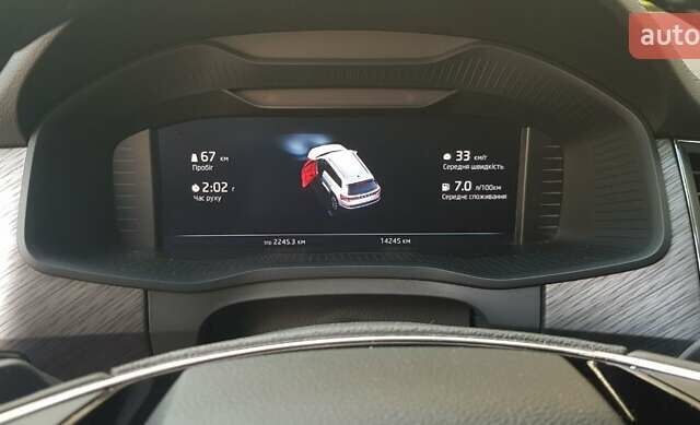 Серый Шкода Kodiaq, объемом двигателя 1.97 л и пробегом 14 тыс. км за 46200 $, фото 5 на Automoto.ua