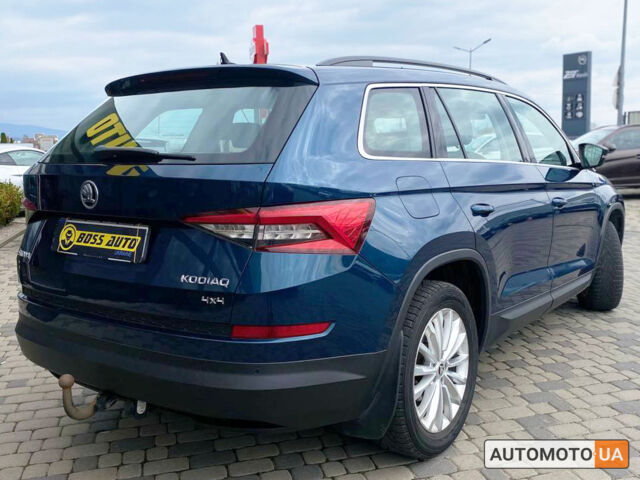 Синий Шкода Kodiaq, объемом двигателя 2 л и пробегом 132 тыс. км за 27900 $, фото 6 на Automoto.ua