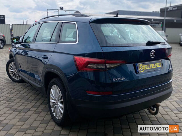 Синий Шкода Kodiaq, объемом двигателя 2 л и пробегом 132 тыс. км за 27900 $, фото 4 на Automoto.ua