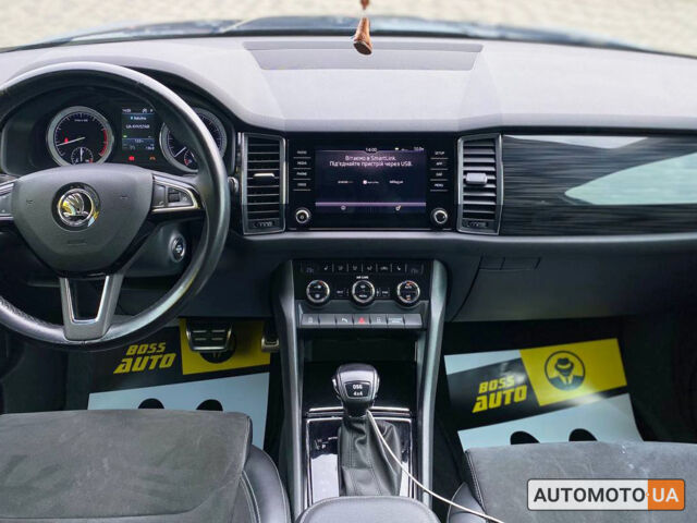Синий Шкода Kodiaq, объемом двигателя 2 л и пробегом 132 тыс. км за 27900 $, фото 13 на Automoto.ua