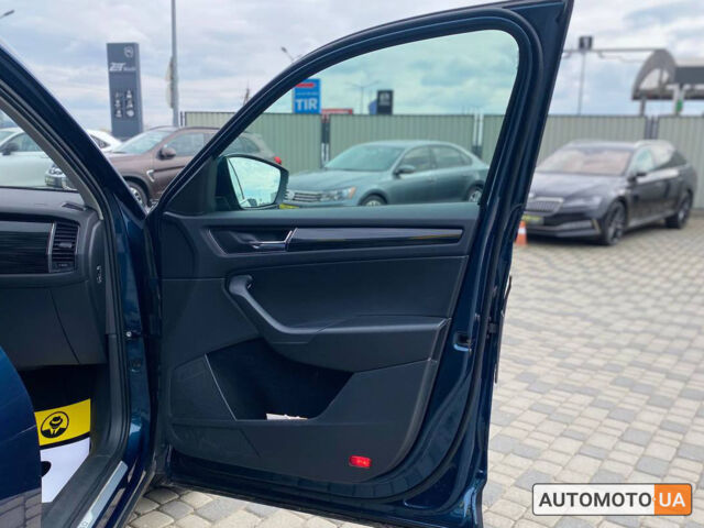 Синий Шкода Kodiaq, объемом двигателя 2 л и пробегом 132 тыс. км за 27900 $, фото 20 на Automoto.ua
