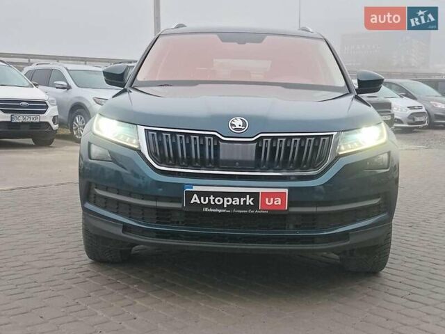 Синий Шкода Kodiaq, объемом двигателя 2 л и пробегом 207 тыс. км за 28690 $, фото 1 на Automoto.ua
