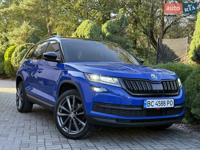 Синий Шкода Kodiaq, объемом двигателя 1.97 л и пробегом 236 тыс. км за 23950 $, фото 3 на Automoto.ua