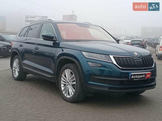 Синий Шкода Kodiaq, объемом двигателя 2 л и пробегом 207 тыс. км за 28690 $, фото 2 на Automoto.ua