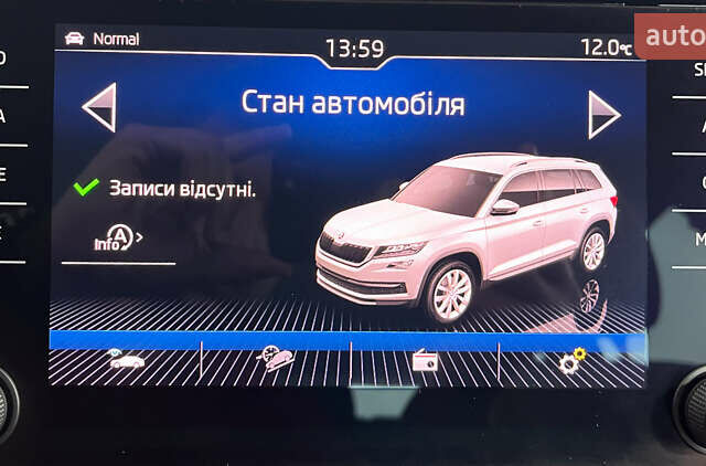 Синій Шкода Kodiaq, об'ємом двигуна 1.97 л та пробігом 173 тис. км за 29950 $, фото 32 на Automoto.ua