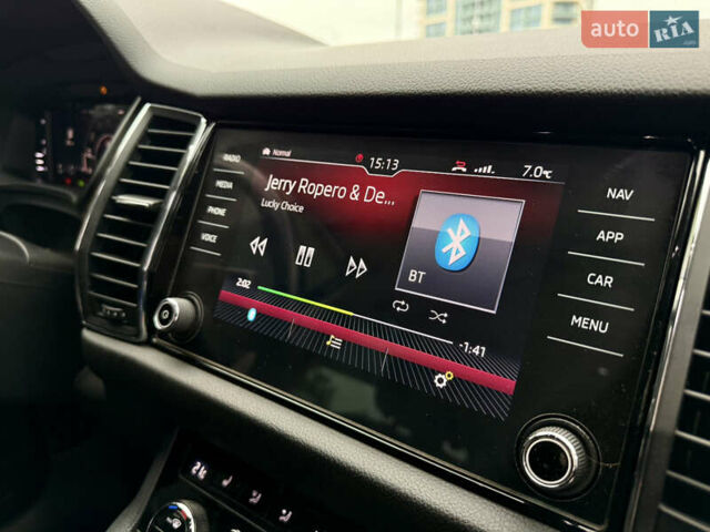 Синий Шкода Kodiaq, объемом двигателя 1.97 л и пробегом 105 тыс. км за 33999 $, фото 15 на Automoto.ua