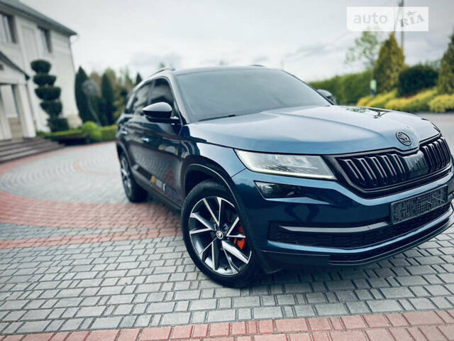 Синий Шкода Kodiaq, объемом двигателя 1.97 л и пробегом 233 тыс. км за 27490 $, фото 5 на Automoto.ua