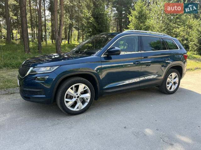 Синий Шкода Kodiaq, объемом двигателя 1.97 л и пробегом 159 тыс. км за 30500 $, фото 1 на Automoto.ua