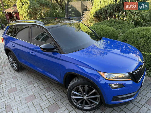 Синий Шкода Kodiaq, объемом двигателя 1.97 л и пробегом 236 тыс. км за 23950 $, фото 4 на Automoto.ua