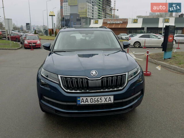 Синий Шкода Kodiaq, объемом двигателя 1.98 л и пробегом 32 тыс. км за 28800 $, фото 1 на Automoto.ua