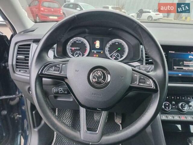 Синий Шкода Kodiaq, объемом двигателя 2 л и пробегом 207 тыс. км за 28690 $, фото 14 на Automoto.ua