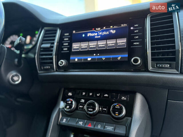 Синий Шкода Kodiaq, объемом двигателя 1.97 л и пробегом 236 тыс. км за 23950 $, фото 47 на Automoto.ua