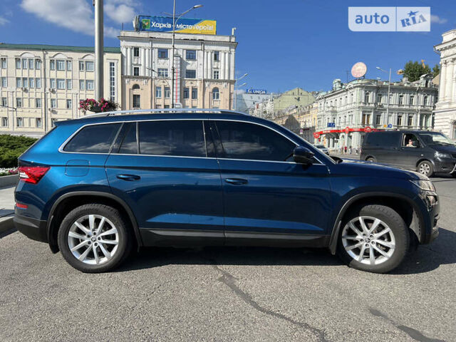 Синий Шкода Kodiaq, объемом двигателя 2 л и пробегом 115 тыс. км за 28700 $, фото 6 на Automoto.ua