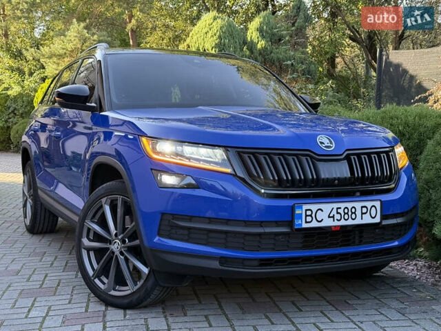 Синий Шкода Kodiaq, объемом двигателя 1.97 л и пробегом 236 тыс. км за 23950 $, фото 1 на Automoto.ua