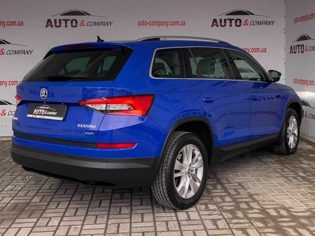Синий Шкода Kodiaq, объемом двигателя 2 л и пробегом 173 тыс. км за 29950 $, фото 2 на Automoto.ua
