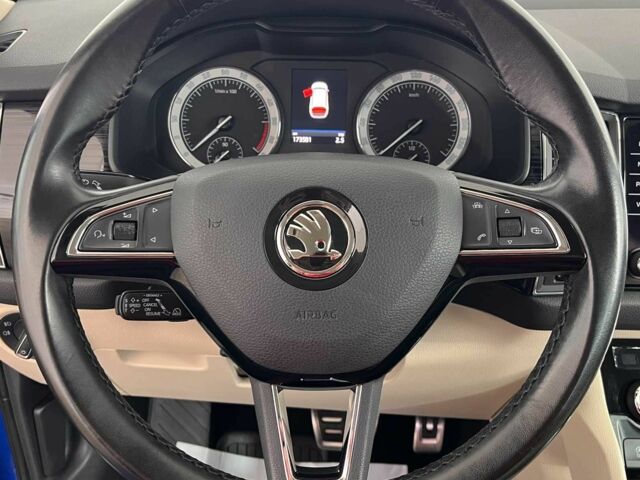 Синий Шкода Kodiaq, объемом двигателя 2 л и пробегом 173 тыс. км за 29950 $, фото 7 на Automoto.ua