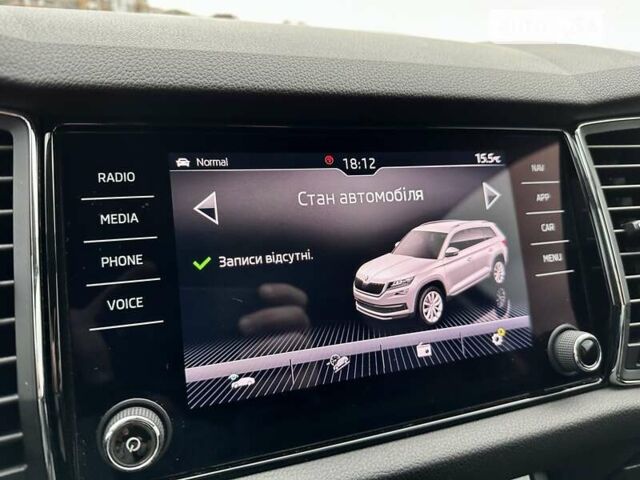 Синій Шкода Kodiaq, об'ємом двигуна 1.98 л та пробігом 162 тис. км за 23999 $, фото 20 на Automoto.ua